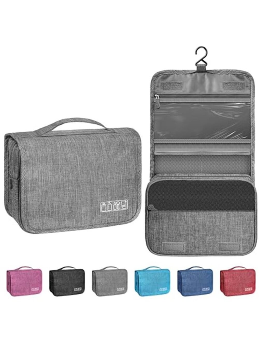 Bag Travel Bag with Hanging Hook Waterproof Shower Bathroom Hanging